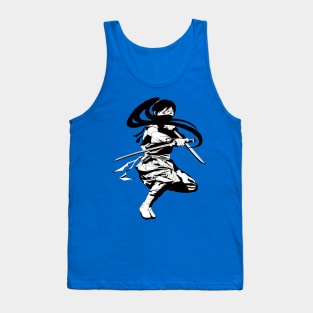 A Ninja Woman Warrior Tank Top